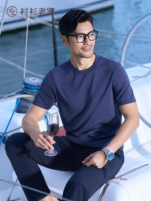 【大师30号】2026夏季新款纯色丝绵短袖T恤265D7T917S[门店专款][5星推荐]链接2 商品图2