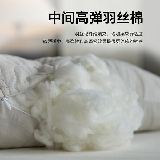 【99元起2个】【面料：新疆棉+亚麻 填充：荞麦+羽丝绒】棉麻荞麦护颈枕 商品图3