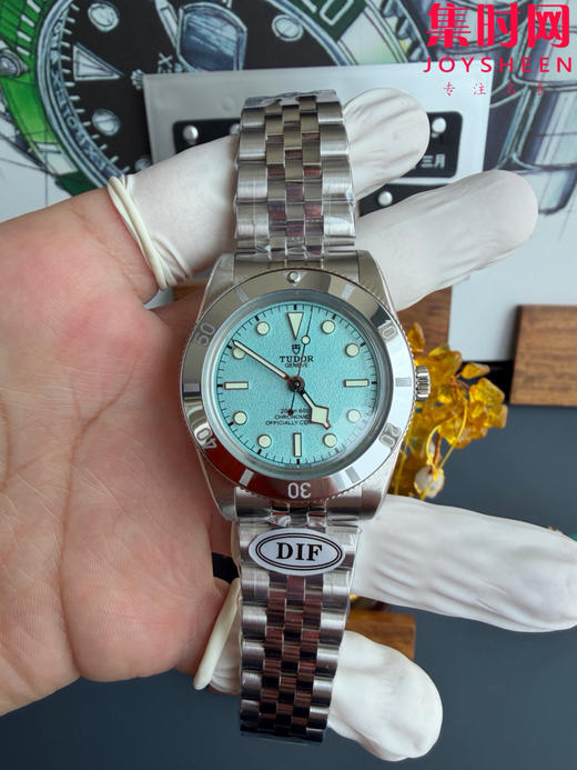 DIF帝舵 TUDOR 碧湾54型M79000N系列 蒂芙尼蓝 五珠带 男士腕表 表径37mm 小手腕福音 商品图0