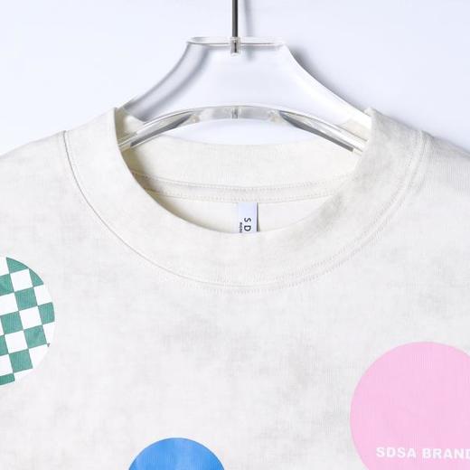 26T146SDSA男装2026新款高贵轻奢时尚简约彩色波点印花圆领短袖T恤百搭 商品图1