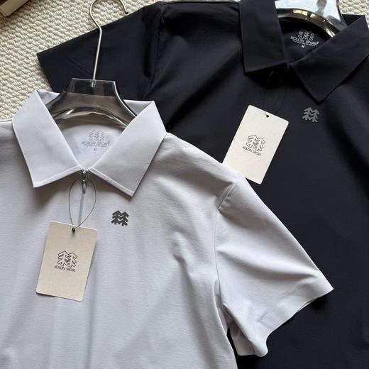 F031656科技速干吸湿弹力防晒短袖压胶Polo衫上衣女款 商品图2