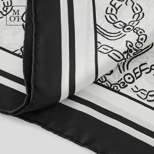 Marc O'Polo/MOP新年系列25春秋季新款桑蚕丝时尚双面印花丝巾女 商品图3