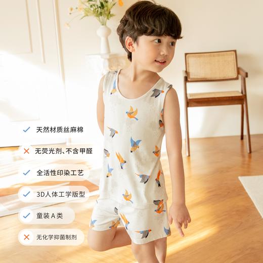 【丝麻棉 背心套】韩国moimoi春夏居家背心套装 商品图6