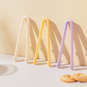 摩登主妇硅胶迷你食品夹厨房食物夹薯片夹子零食夹子不脏手冰块夹