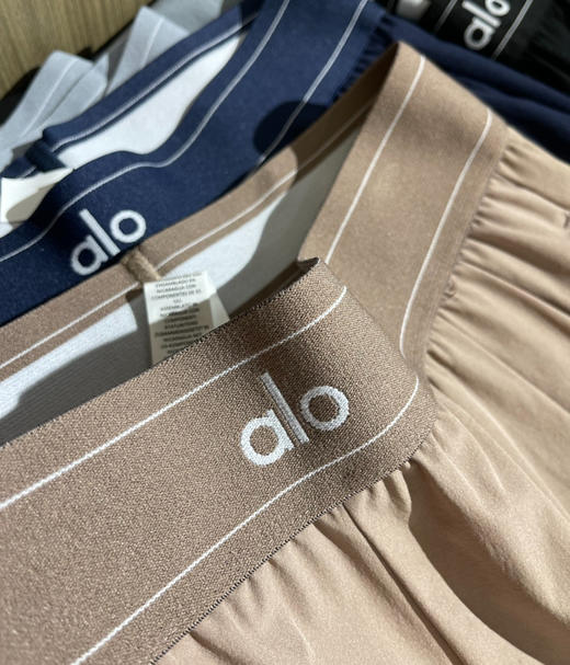 𝐚𝐥𝐨松紧腰宽松直筒休闲裤0316 商品图5