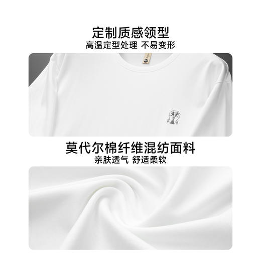 【DG】【莫代尔棉】大依优型大码男装圆领短袖T恤休闲运动百搭短袖上衣 商品图3