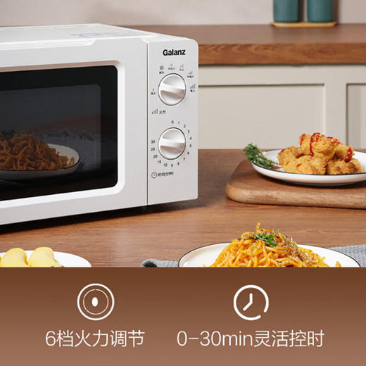 格兰仕微波炉17L转盘式家用多功能热饭菜迷你小型微波炉V1(W0) 商品图1