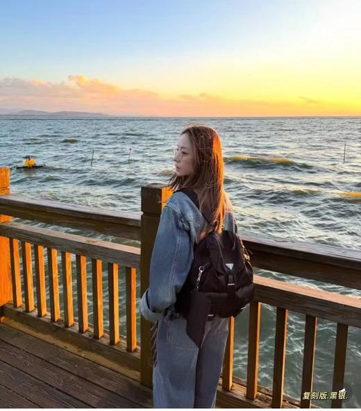 F031625春季新款尼龙大容量轻度防水超耐磨舒适时髦双肩包 商品图12