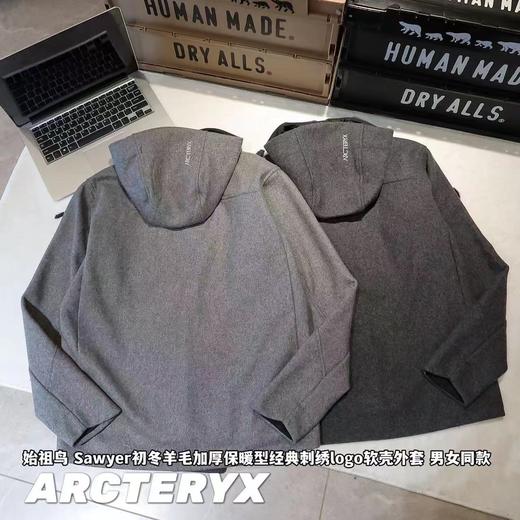 F0316113羊毛加厚保暖型刺绣logo软壳外套男女同款 商品图1