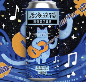 青大师后海的猫烈性艾尔啤酒500ml/罐