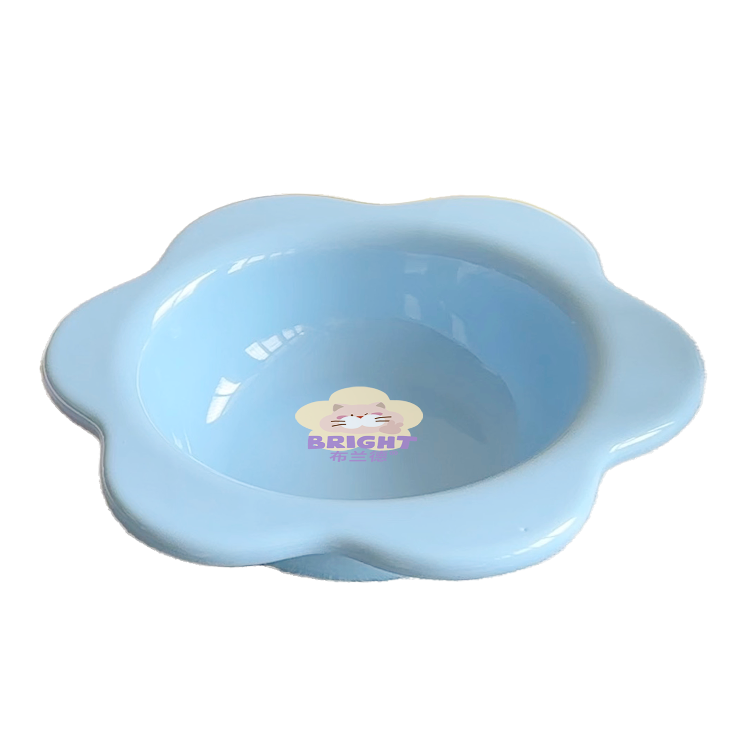 【积分兑换】布兰德定制奶芙花花碗 （蓝色）