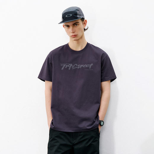 714street吸湿速干反光印花运动短袖2026夏季7A抗菌凉感防晒T恤男 商品图1