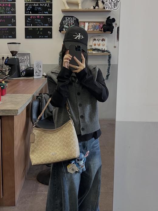 三色流浪包  蔻驰！！毒家，菏泽老牌工厂 COACH Laurel 31 大容量流浪包 商品图2