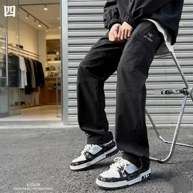 F031649高密度特定梭织全棉纱卡面料立体剪裁户外机能风工装裤