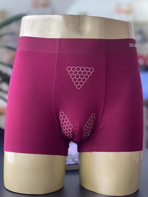 迪兰多男士超细旦莫代尔提花透气网孔内裤高弹力细腻手感22906742-43-44 商品图3