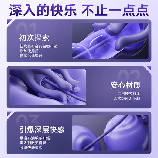 【情趣用品】谜姬 男用触手锻炼按摩器马眼刺激 商品图3