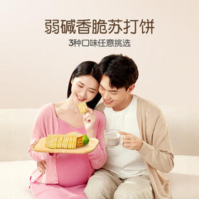 孕味食足海盐苏打饼干 无蔗糖孕妇可吃休闲零食解馋独立小包装香脆饼260g /休闲食品 /饼干 /薄脆饼干