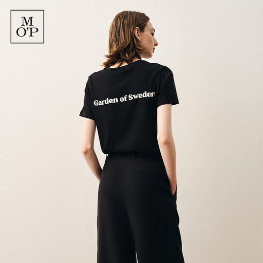 Marc O'Polo/MOP春季新款经典草莓系列纯棉简约圆领短袖T恤女上衣 商品图2