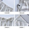精选优质白色棉麻休闲裤 女夏季新款高腰垂感宽松阔腿慵懒风净色裤 亚麻运动裤 商品缩略图3