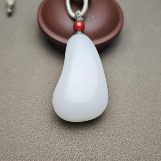 新疆和田玉且末料羊脂玉超白花开富贵 312-2 商品图3