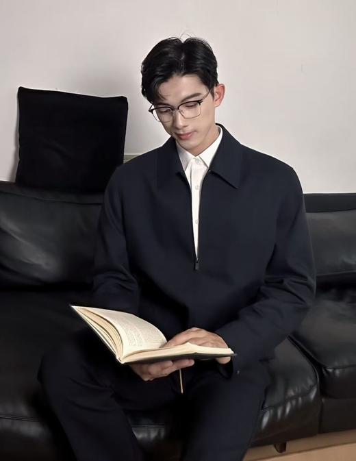 行政轻奢“⁥厅局风”‌干部夹克免烫抗皱翻领休闲夹克外套 商品图9