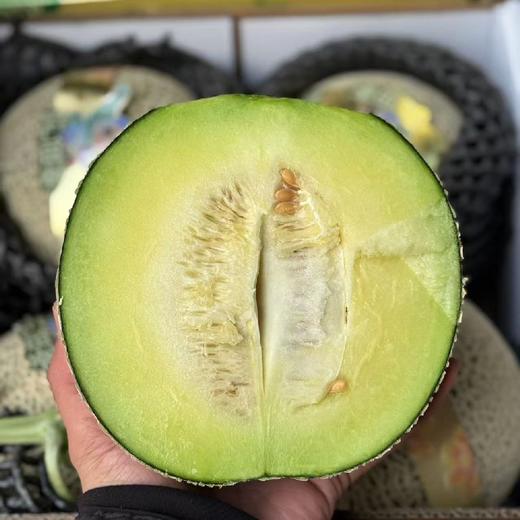 花佃蜜～牛三蜜瓜【2粒 5.5斤】一口下去，软甜绵密，瞬间引爆你的味蕾香汁满口，连靠近果皮处都是甜的牛3蜜瓜 商品图1