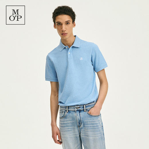 Marc O'Polo/MOP夏季新款高级商务休闲上衣多色质感短袖POLO衫男 商品图4