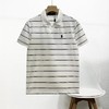 F031623春季新款水洗拉架珠地网眼棉条纹小马刺绣纯棉T恤POLO衫 商品缩略图1