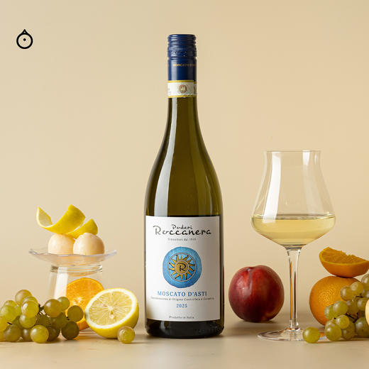 企鹅市集|意大利小太阳莫斯卡托2025 DOCG级小甜水 百年酒庄 Falstaff93高分 青苹果接骨木 商品图1