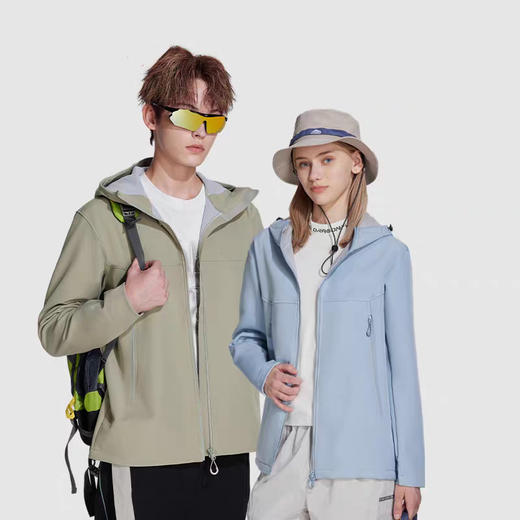 【Schenvega--情侣山系硬核软壳衣】防水防风、防油防污、抗寒保暖、防刮轻便、男女同款 商品图2