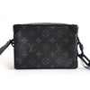 【95新】LV路易威登M44735黑老花黑武士mini soft trunk软盒子包单肩斜挎包中性款130326TB16 商品缩略图1