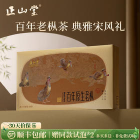 正山堂 宋风雅韵百年老枞礼盒装 正山小种红茶特级茶叶年货送礼102g