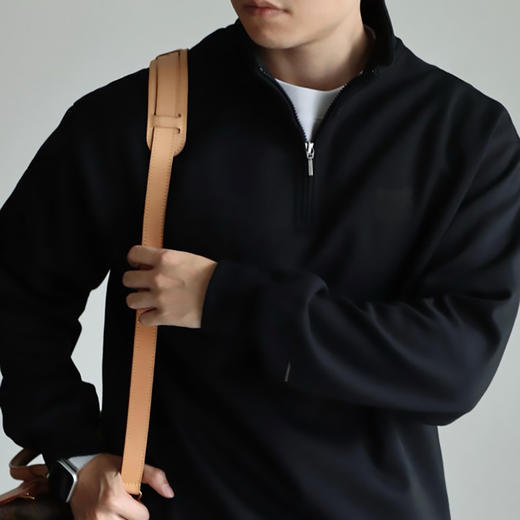 【 男士虎头半拉链卫衣】一眼显型， 重磅320g华棉复合牛奶丝，舒适亲肤；无论是单穿或叠穿都很有型！ 商品图5