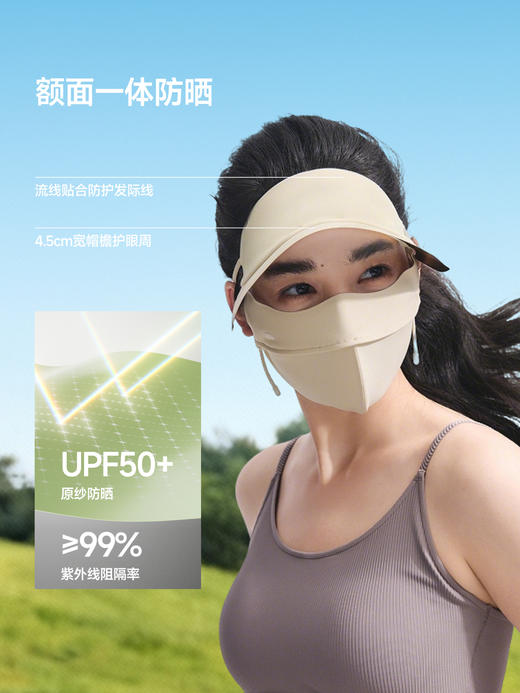 蕉下帽檐款全脸防晒面罩AL333★ 商品图7