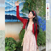 西遇花边拼接连衣裙套装女2026年春季新款碎花吊带裙配百搭开衫SS060219/SS060220 商品缩略图0