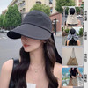 拍一发三【可挂口罩❗披肩变蝴蝶结】空顶速干防晒帽女遮阳帽赵露思新款渔夫帽太阳显脸小可挂口罩。rh 商品缩略图3