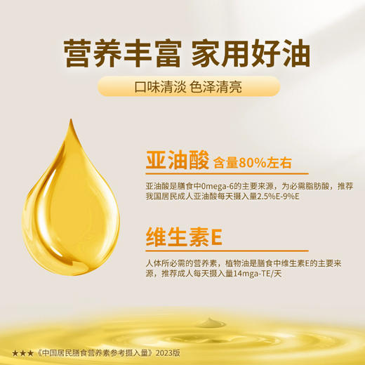 西域美农 新疆正宗红花籽油  高亚油酸    低温压榨一级食用油  500ml/瓶装 商品图2