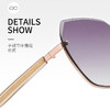 目奢时尚素颜防紫外线气质轻奢高级感多边形太阳镜 商品缩略图2