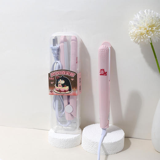 卡通迷你小型功率刘海蓬松不伤发学生女直发器烫发卷发棒神器电夹板-纪念日百货门店同款169449057 商品图1