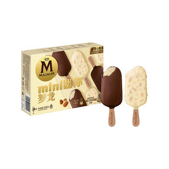 梦龙【王嘉尔推荐】和路雪迷你梦龙香草42g+白巧味冰淇淋 43g各3只 /水饮冲调 /冰淇淋 /棒支冰淇淋 商品图3