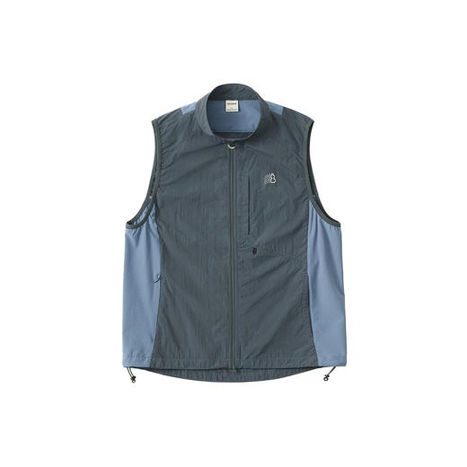 吃茶去chichaqu26春夏速干防晒轻量立领拼接马甲户外运动骑行徒步 商品图4