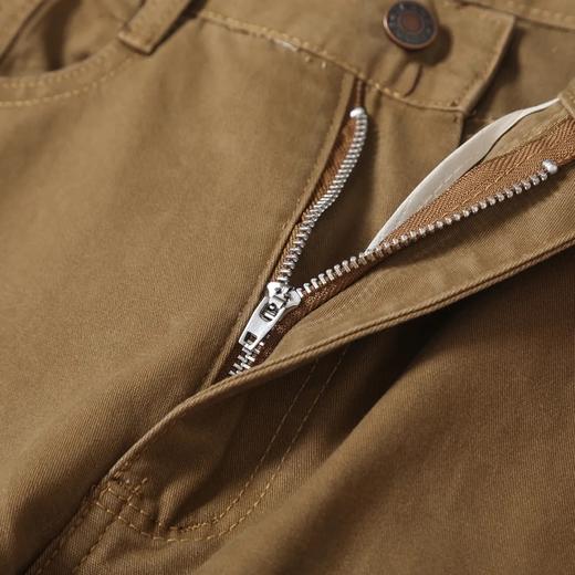 F031645秋季弹力透气修身小直筒水洗复古纯色男士休闲长裤 商品图10