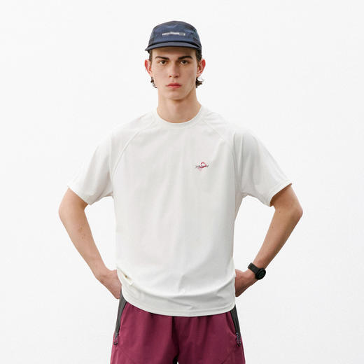 714street冰感凉皮防晒运动短袖 2026夏季潮牌宽松圆领情侣T恤男 商品图4