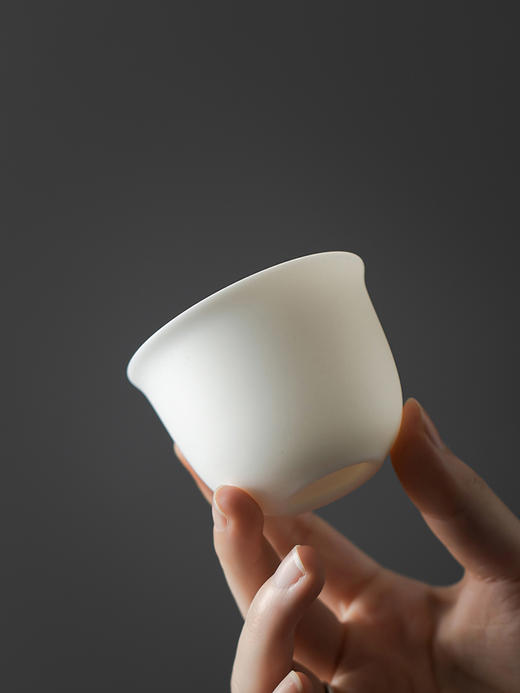 罗莱一品 留白主义-哑光羊脂玉瓷盖碗茶具套组 商品图5