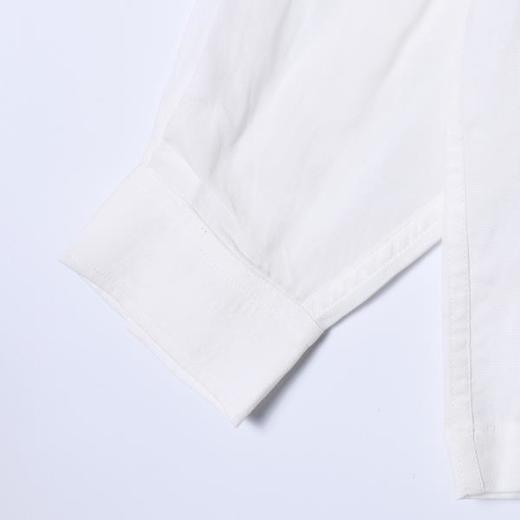 SDSA男装2026新款高贵轻奢韩版简约纯色肌理感长袖衬衫百搭衬衣 商品图3