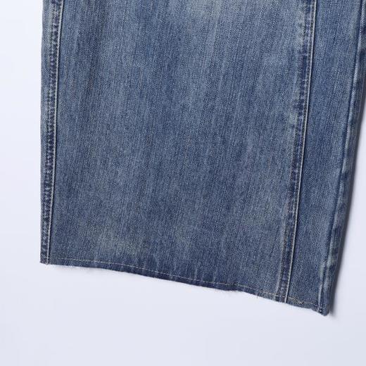 SDSA男装2026新款高贵轻奢时尚百搭磨白阔腿牛仔裤百搭时尚裤子 商品图3