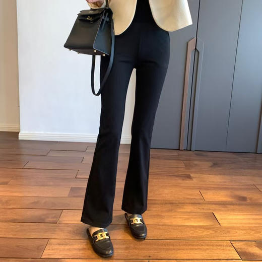 【升级款锦纶珠弟面料高弹力超舒适喇叭和直筒两款可选】非常显瘦百搭穿上就是大长腿25次打版调整显瘦王炸裤子 商品图1