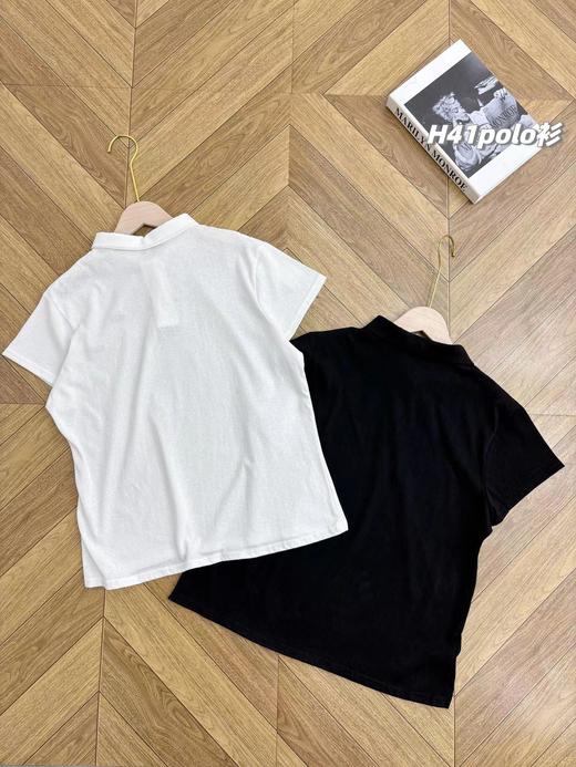 F031681一包2件装春夏新款商务女神范小蛮腰POLO衫高弹力短袖T恤 商品图7