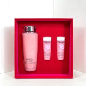 三件套礼盒装 ) 兰蔻粉水400ml+50ml*2+礼盒礼袋