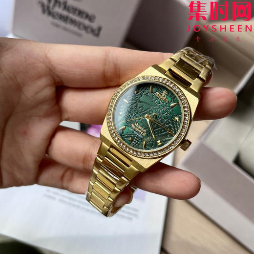 原单薇薇安西太后 女士石英腕表 印花纹路 表径34mm 商品图8